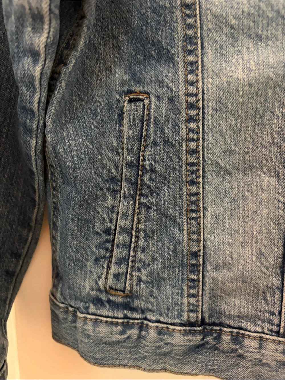 OshKosh B'gosh Classic Blue Denim Jean Jacket Size 14